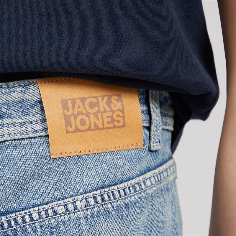 JACK & JONES Drenge Alex Orginal AKM 308 Baggy Fit Jeans Blue Denim - Billede 3