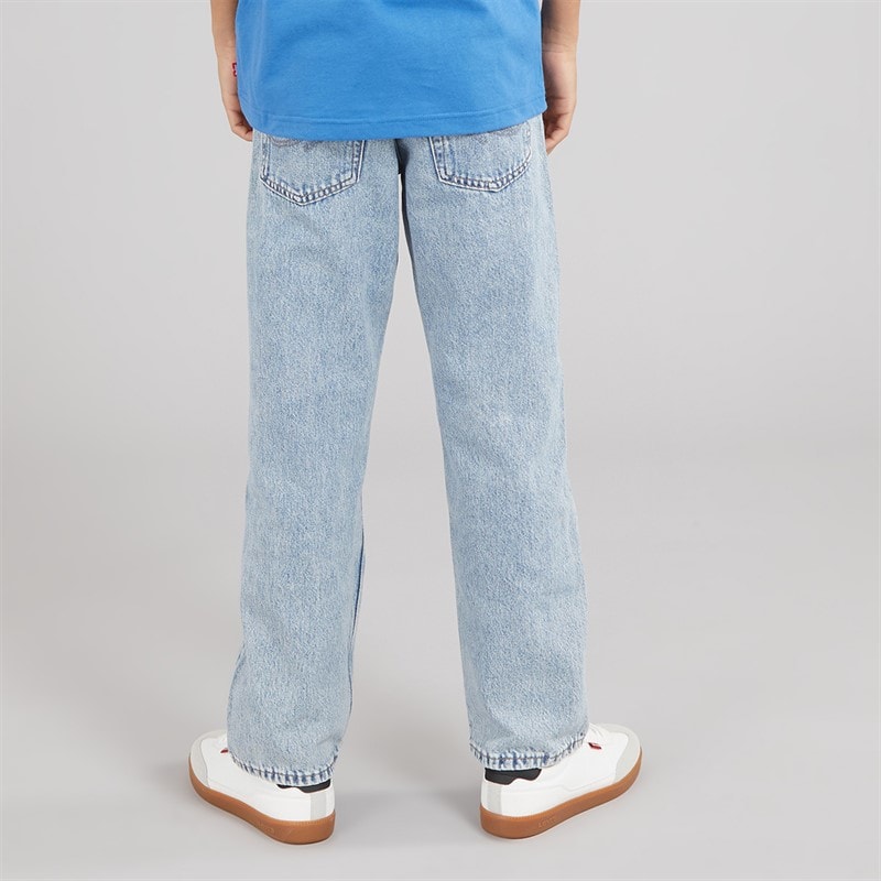 JACK & JONES Drenge Chris Original AKM 932 Relaxed Fit Jeans Blue Denim - Billede 2