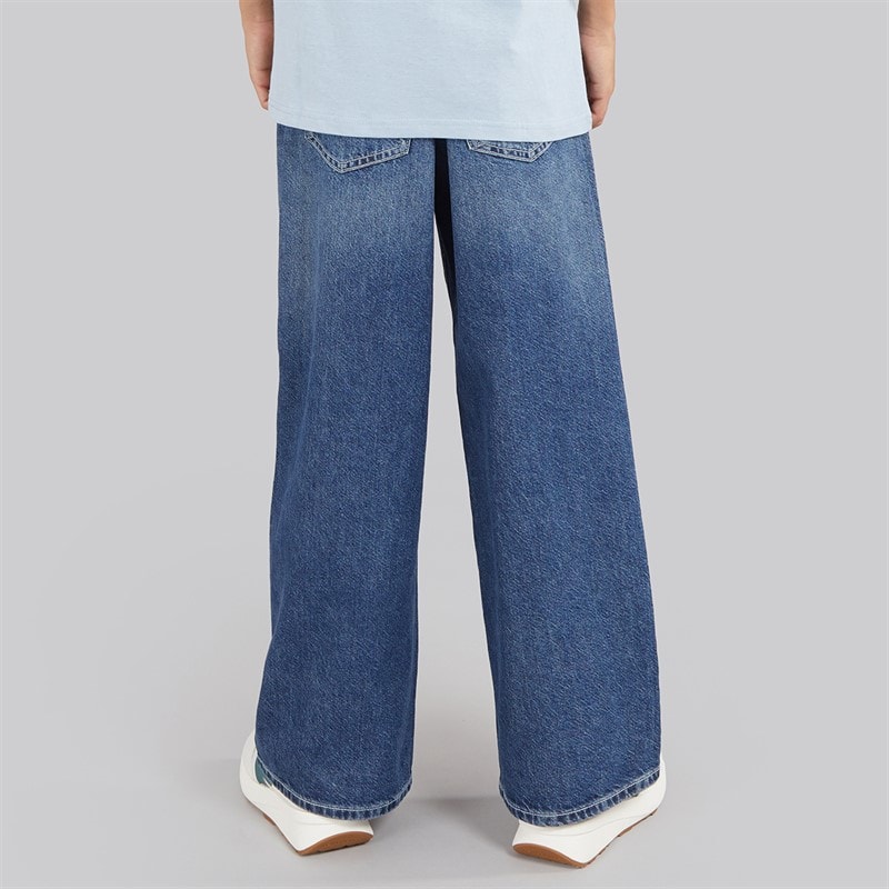 JACK & JONES Drenge Dave Original SQ 138 Vid pasform Jeans Blue Denim - Billede 2
