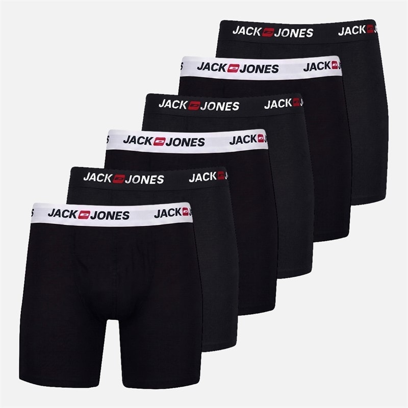 JACK & JONES Herre Jaccorp Logo 6-pak Boxer Briefs Pack 3 Black