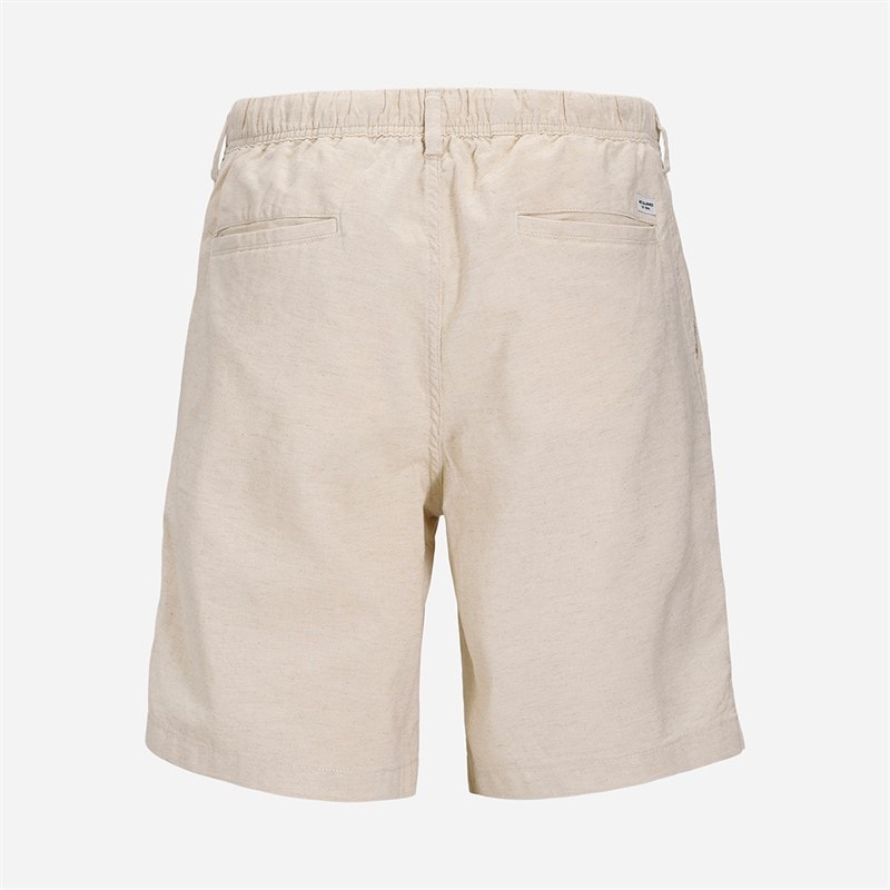 JACK & JONES Herre Bondi hør shorts Moonbeam - Billede 2