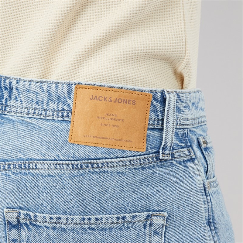 JACK & JONES Herre Ron Original Shorts SQ 291 Blå Denim - Billede 5