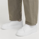 JACK & JONES Herre Stockholm Læder Sneakers Bright White