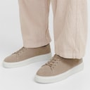 JACK & JONES Herre Stockholm Læder Sneakers Plaza Taupe
