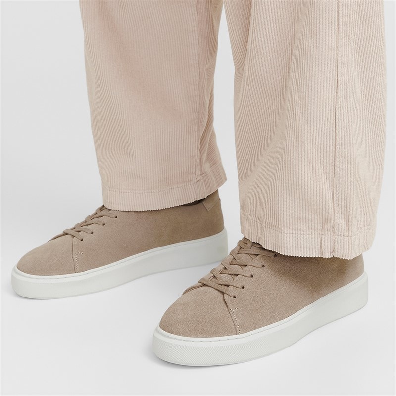 JACK & JONES Herre Stockholm Læder Sneakers Plaza Taupe