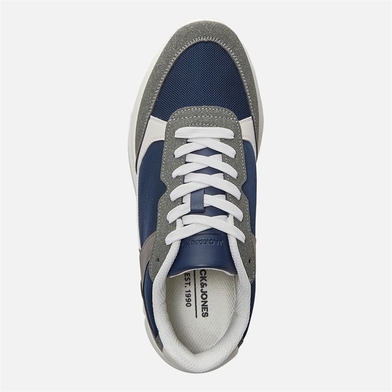 JACK & JONES Herre Aspire PU Løbesko Navy/Grå - Billede 4