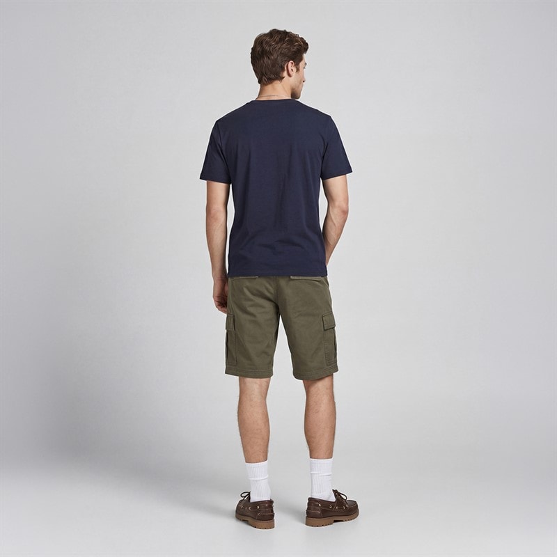 JACK & JONES Herre Carlos Rebel Cargo Shorts Olive Night - Billede 2
