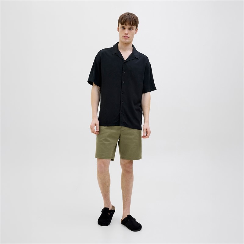 JACK & JONES Herre Skarpe Chino Shorts Deep Lichen Green - Billede 4