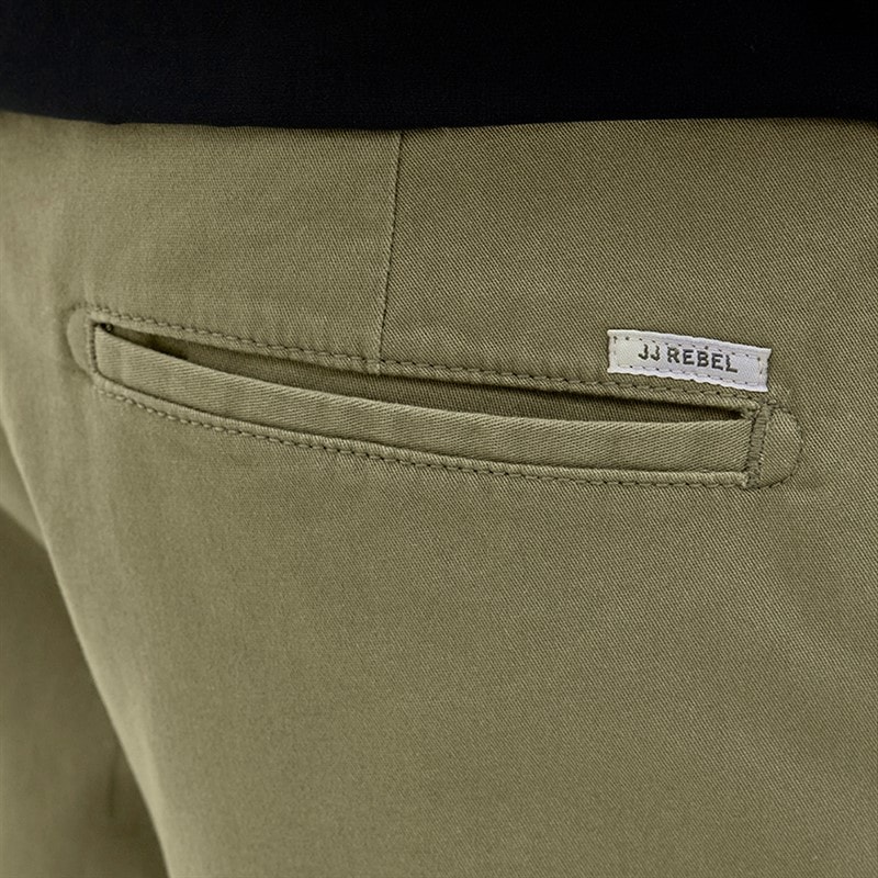 JACK & JONES Herre Skarpe Chino Shorts Deep Lichen Green - Billede 5