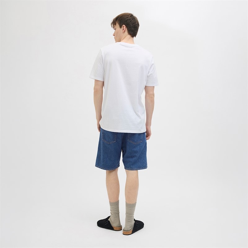 JACK & JONES Herre Taylor Jjcraft AKM 635 Shorts Blue Denim - Billede 2