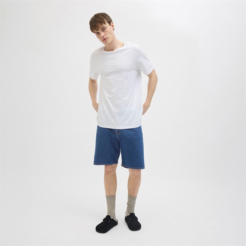 JACK & JONES Herre Taylor Jjcraft AKM 635 Shorts Blue Denim - Billede 3