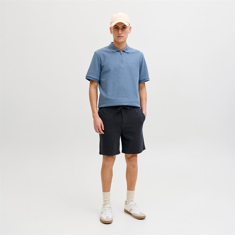 JACK & JONES Herre Stace Neo Jogger Shorts Dark Navy - Billede 4