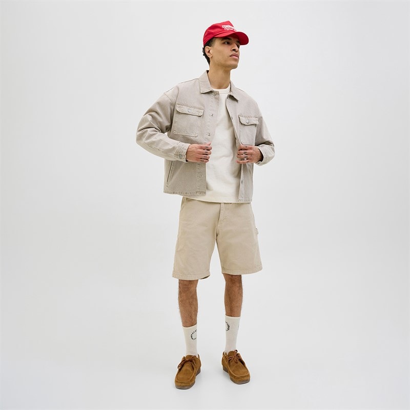 JACK & JONES Herre Tony Carpenter Shorts Fields Of Rye - Billede 4