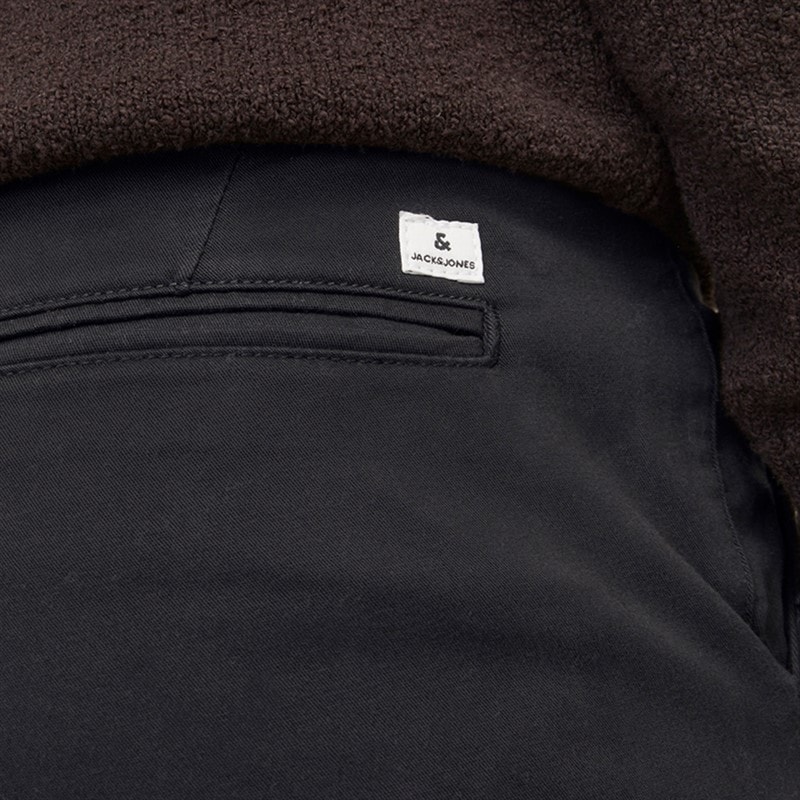 JACK & JONES Herre Marco Dave Chinos Sort - Billede 3