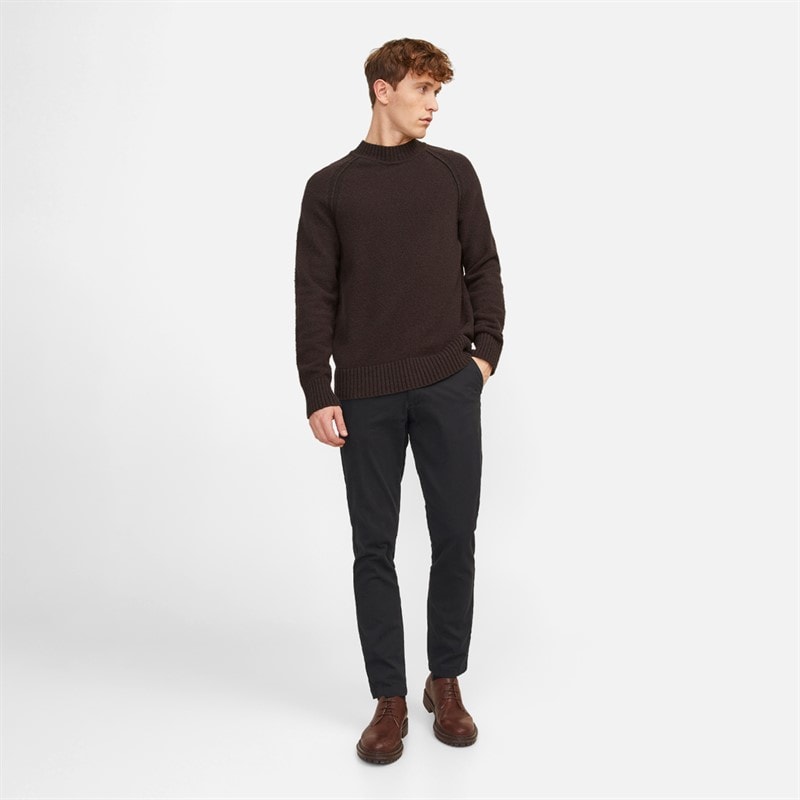 JACK & JONES Herre Marco Dave Chinos Sort - Billede 4