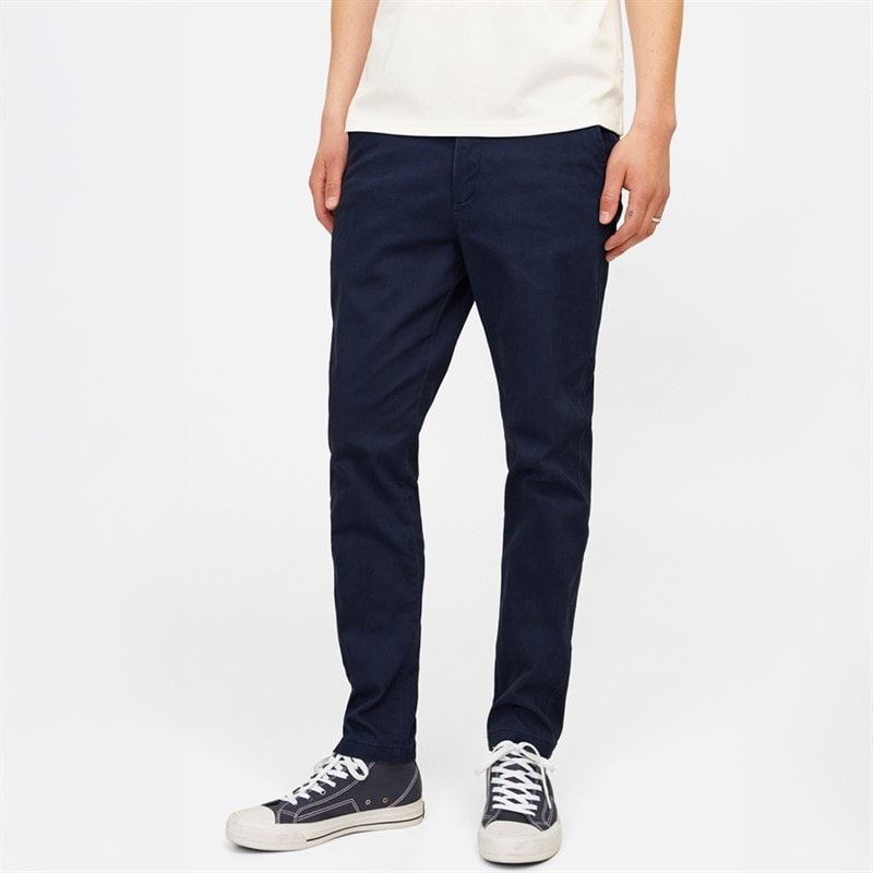 JACK & JONES Herre Marco Dave Chinos Marineblå - Billede 1