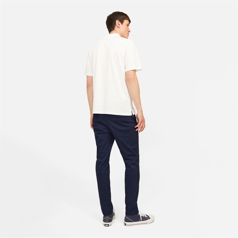 JACK & JONES Herre Marco Dave Chinos Marineblå - Billede 2