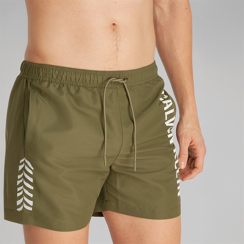Calvin Klein Jeans Herre Badeshorts Brændt Oliven - Billede 2