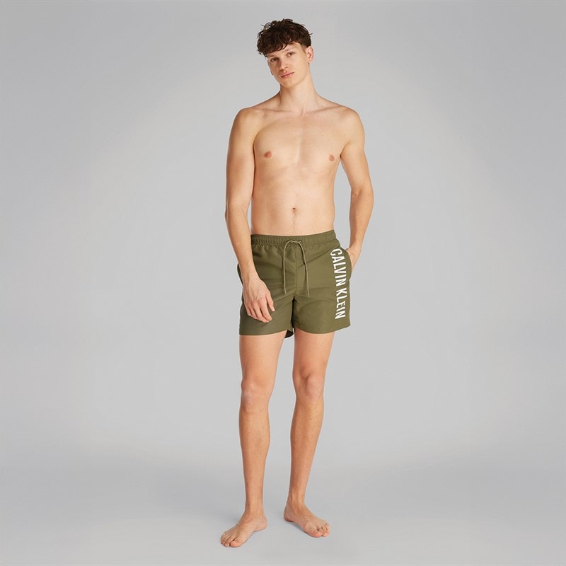 Calvin Klein Jeans Herre Badeshorts Brændt Oliven - Billede 3