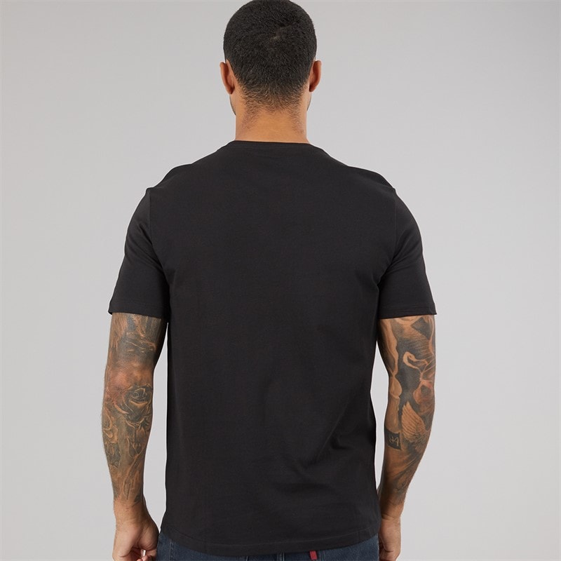 Calvin Klein Jeans Herre CKJ Logo Grafik T-shirt Sort - Billede 2