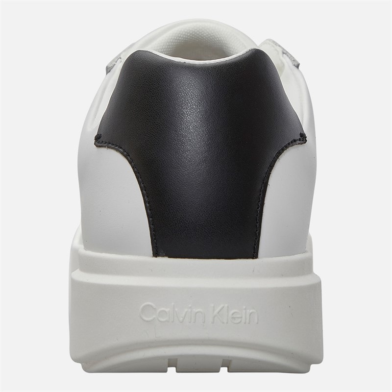 Calvin Klein Jeans Herre Chunky Cupsål Træningssko Bright White/Sort - Billede 3