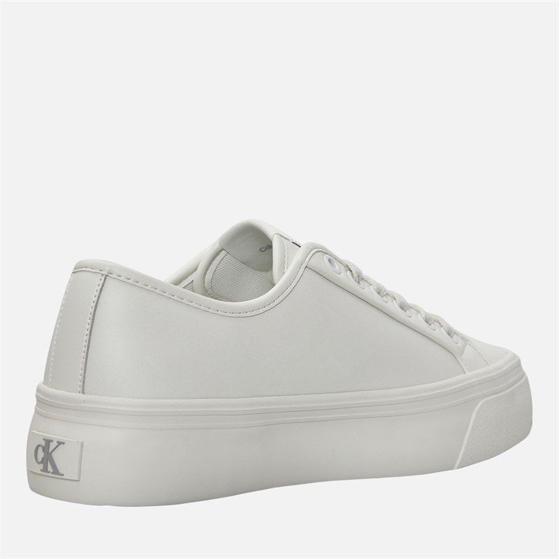 Calvin Klein Jeans Dame VULC flatform træningssko Lily White - Billede 5