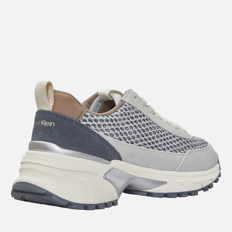 Calvin Klein Jeans Dame løbesko til vandring Desert Taupe/Silver/Coal - Billede 5