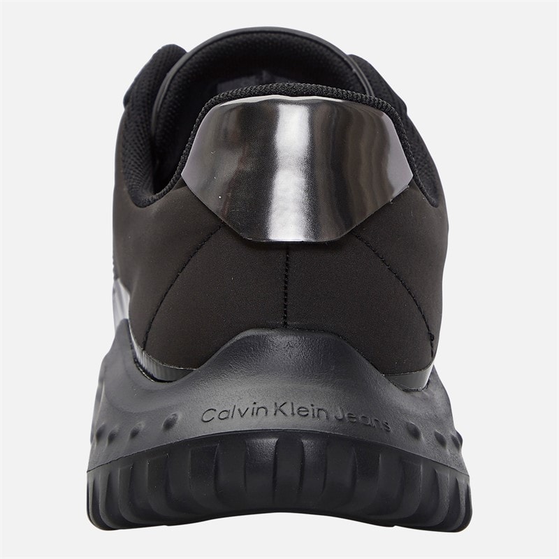 Calvin Klein Jeans Dame Eva Runner Sneakers Triple Black - Billede 3