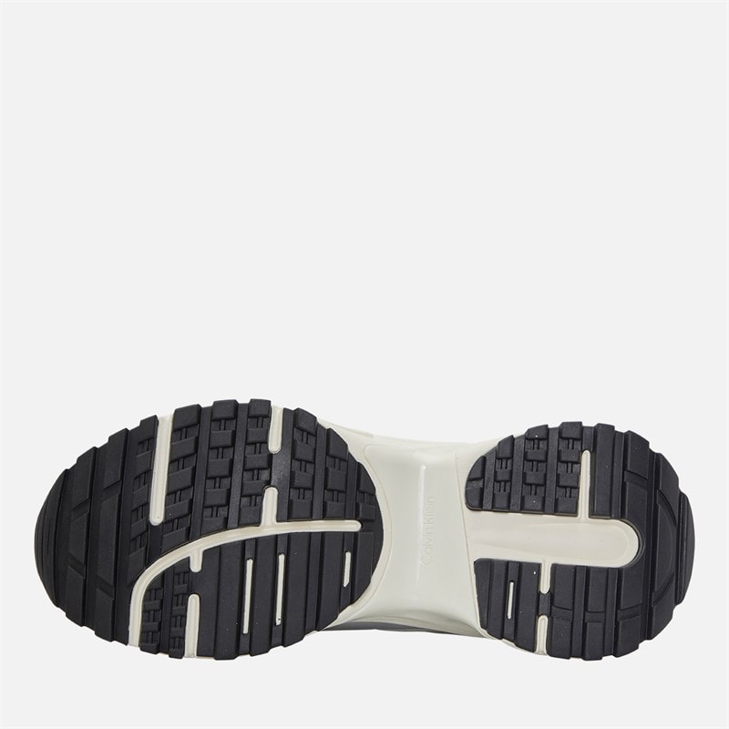 Calvin Klein Jeans Dame løbesko til vandring Silver/Sort/Bright White - Billede 2
