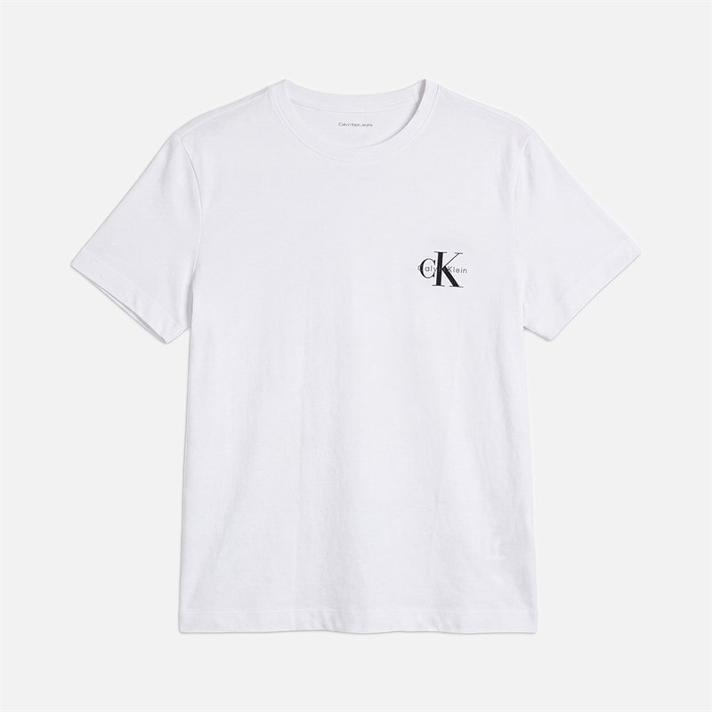Calvin Klein Jeans Dame Logo To Pak T Shirts Adrenaline Rush/Brilliant White - Billede 2