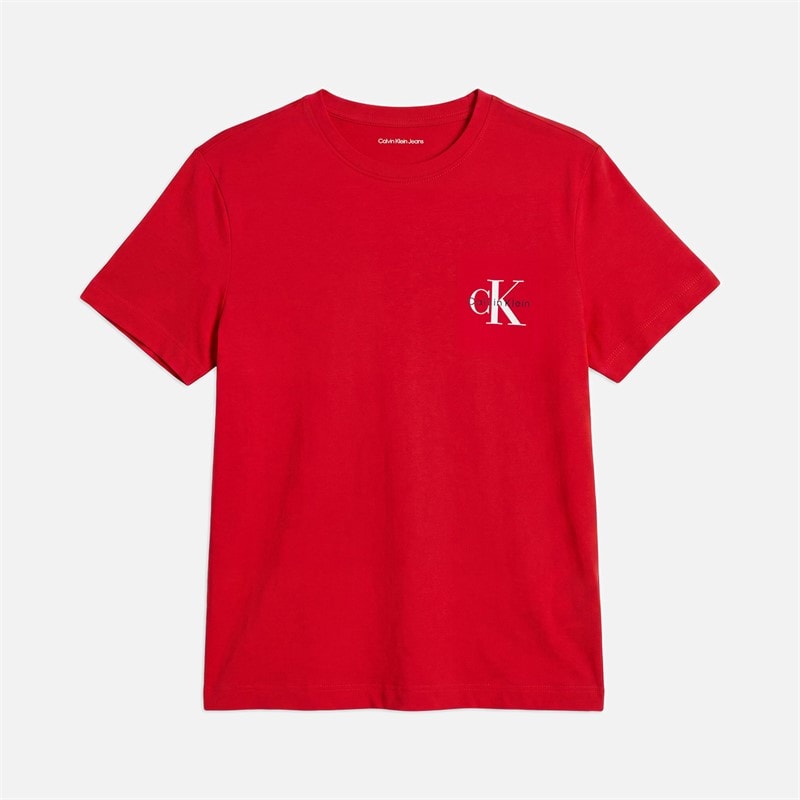 Calvin Klein Jeans Dame Logo To Pak T Shirts Adrenaline Rush/Brilliant White - Billede 3