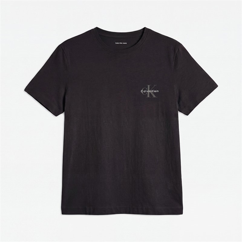 Calvin Klein Jeans Dame Monologo To pak T-shirts Plein Air/Sort - Billede 3