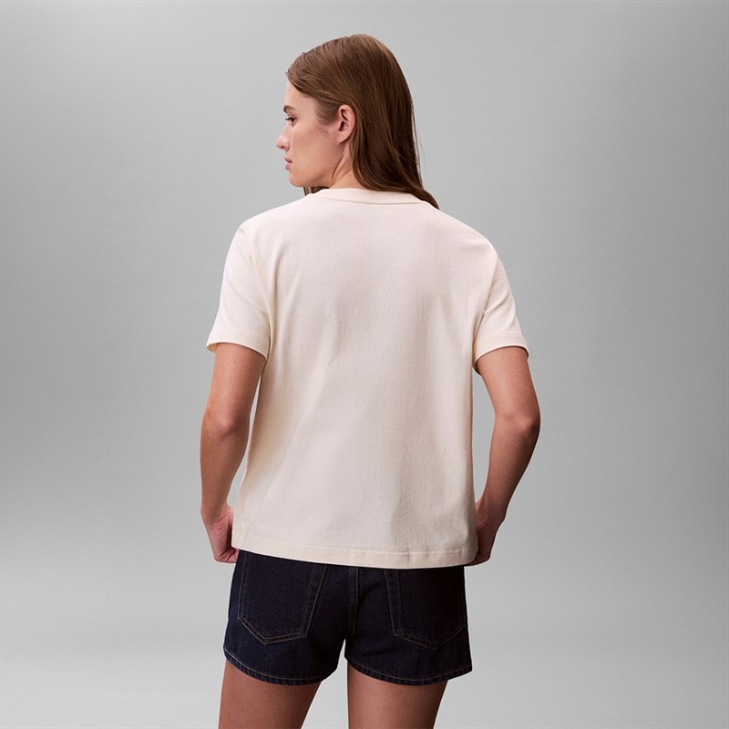 Calvin Klein Jeans Dame Klassisk T-shirt Calico - Billede 2