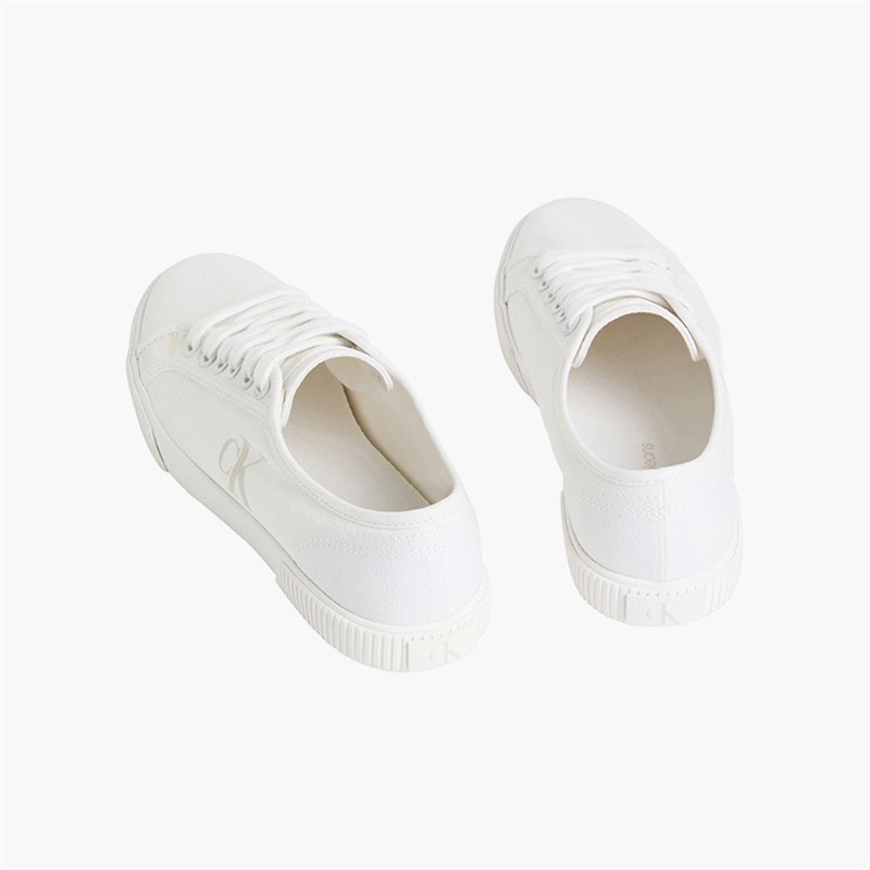 Calvin Klein Jeans Herre Essential Vulc Træningssko Triple Bright White - Billede 3