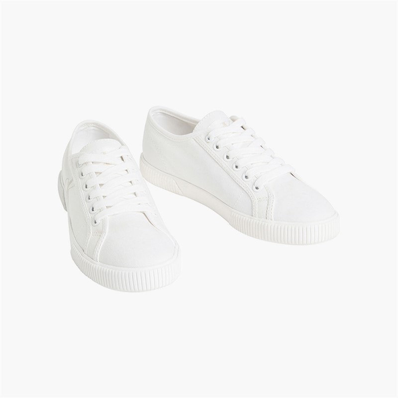 Calvin Klein Jeans Herre Essential Vulc Træningssko Triple Bright White - Billede 4