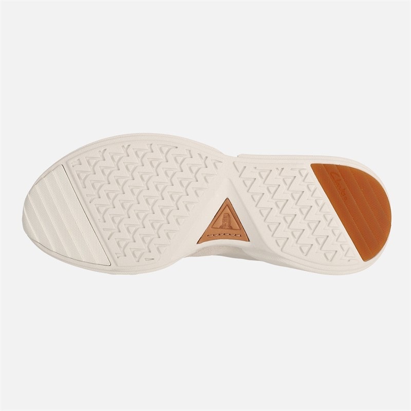 Clarks Herre Premium Craft Pace Sko White Leather - Billede 2