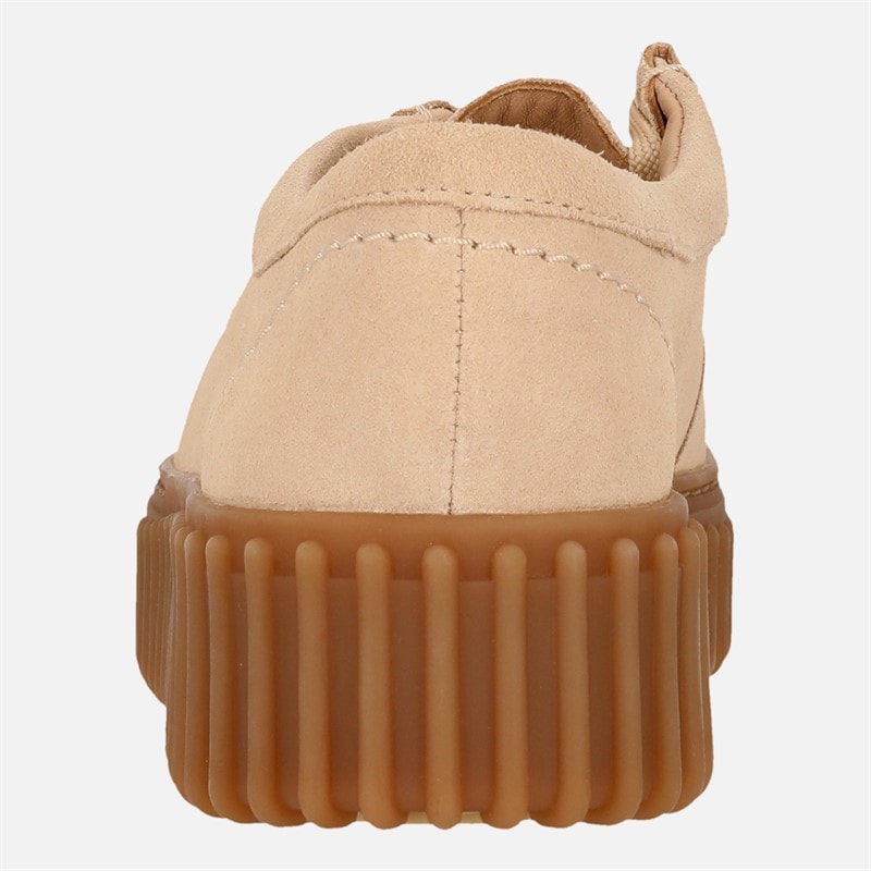 Clarks Dame Premium Torhill Bee Sko Ecru Suede - Billede 3