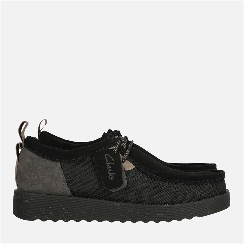 Clarks Herre Premium FTR2LO Wallabee Sko Black Combi - Billede 5