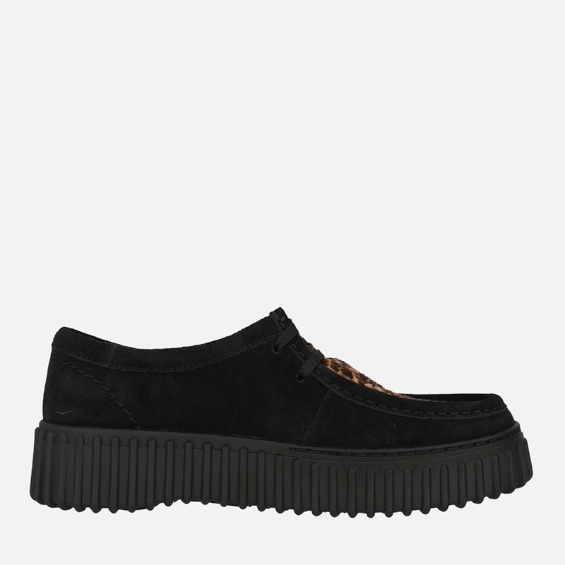 Clarks Dame Premium Torhill Bee Sko Leopard Print - Billede 5