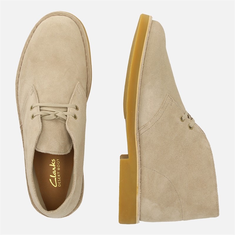 Clarks Herre Premium Evo Ørkenstøvler Sand Suede - Billede 4