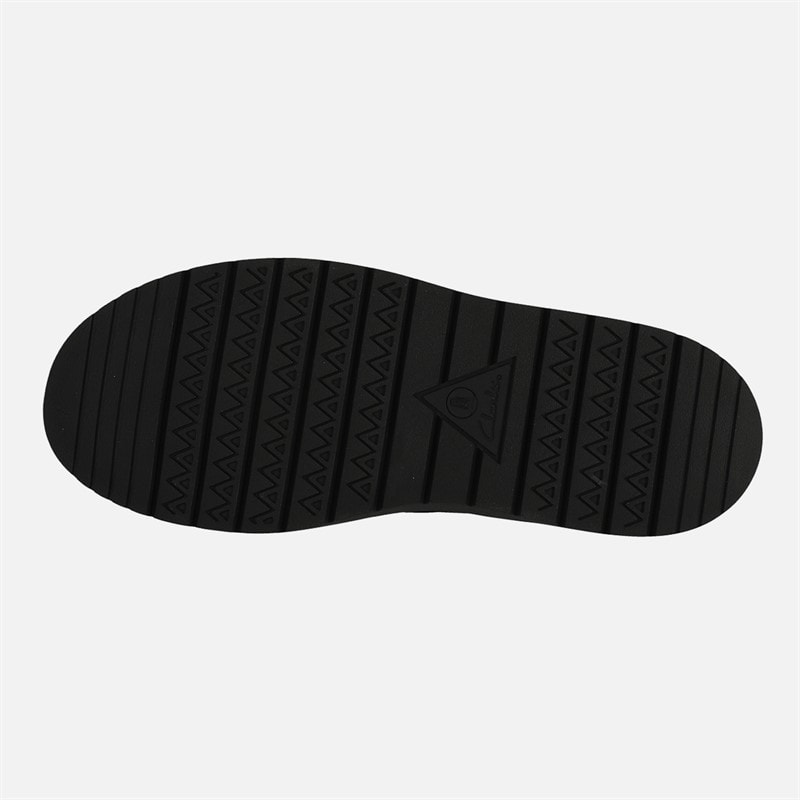 Clarks Herre Premium Polden Snøresko Black Leather - Billede 2
