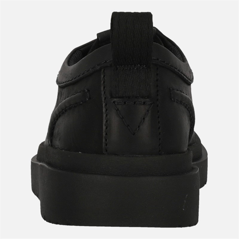 Clarks Herre Premium Polden Snøresko Black Leather - Billede 3