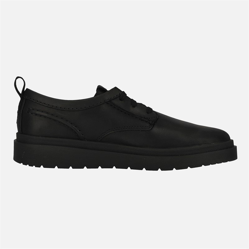 Clarks Herre Premium Polden Snøresko Black Leather - Billede 5