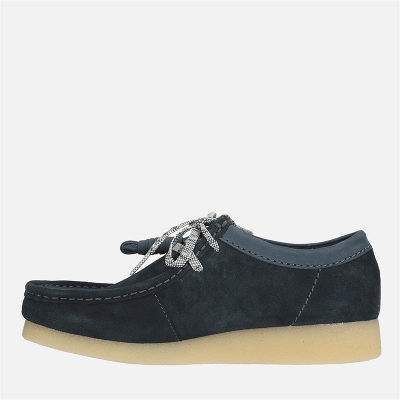 Clarks Herre Premium Evo Wallabee Sko Navy