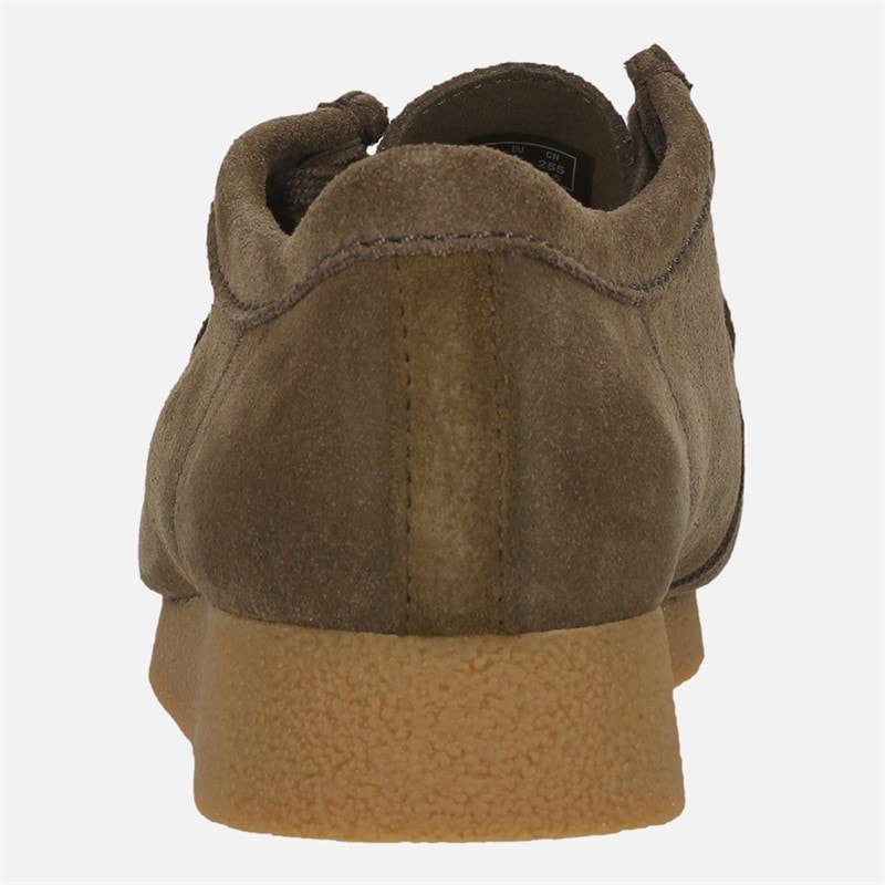 Clarks Herre Premium Evo Wallabee Sko Dark Olive Sde - Billede 3