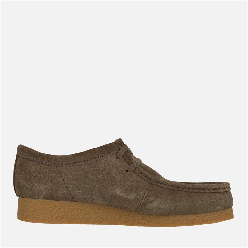 Clarks Herre Premium Evo Wallabee Sko Dark Olive Sde - Billede 5