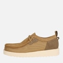 Clarks Herre Premium Ftr2lo Wallabee Sko Dark Sand Combi