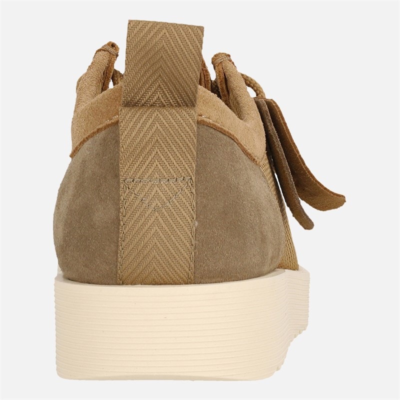 Clarks Herre Premium Ftr2lo Wallabee Sko Dark Sand Combi - Billede 3