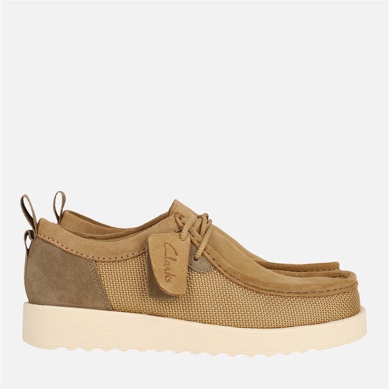 Clarks Herre Premium Ftr2lo Wallabee Sko Dark Sand Combi - Billede 5