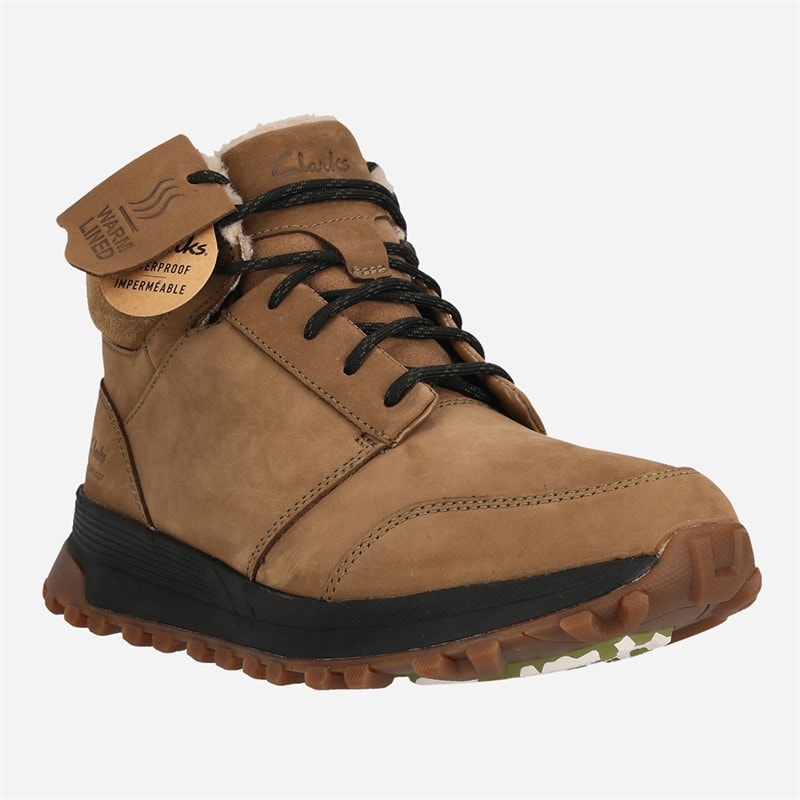 Clarks Dame Torhill Maple Sko Dark Sand Wlined - Billede 3